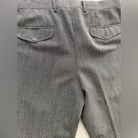 Vintage Structure Charcoal Gray Wool Dress Pants - 32x30 - Picture 4 of 4